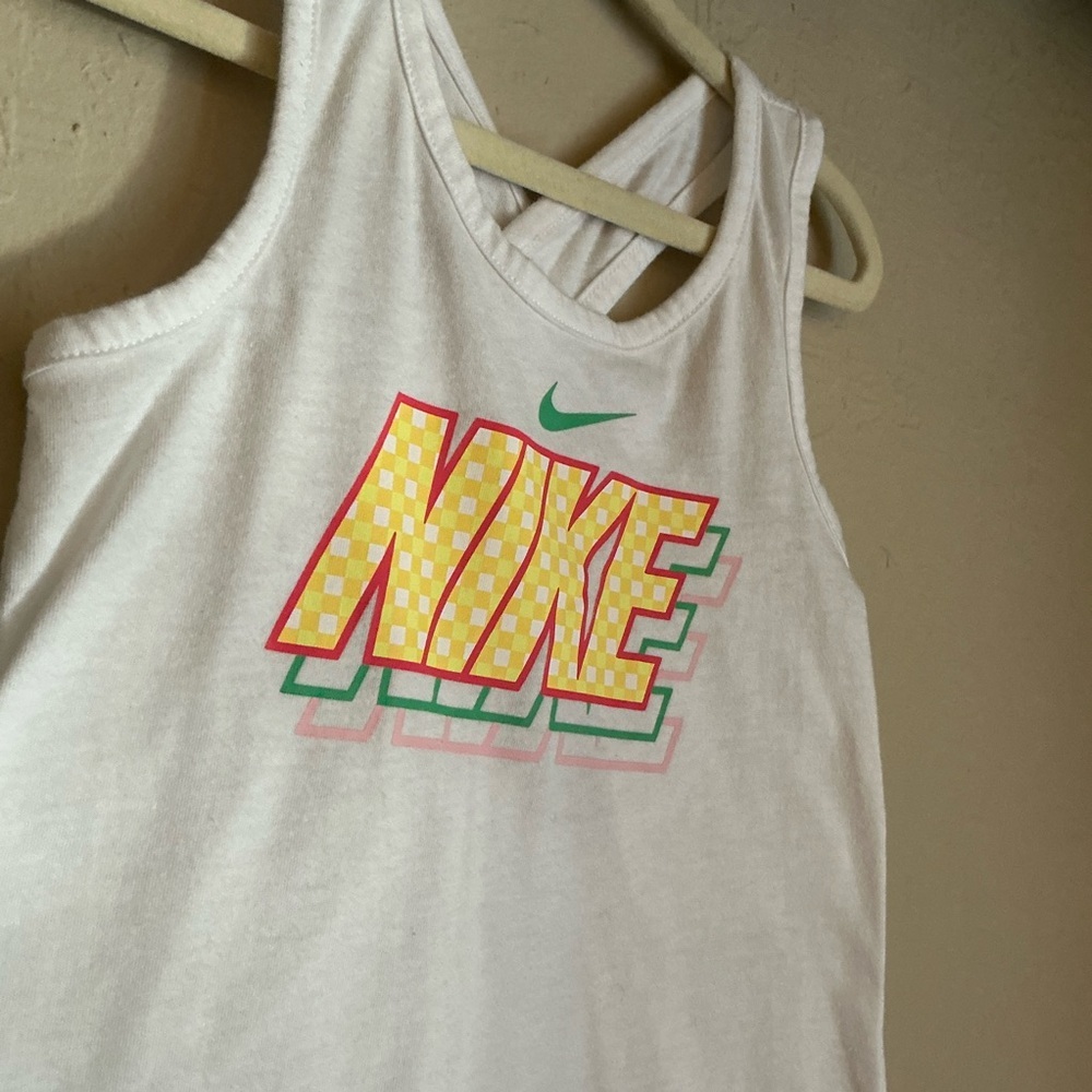 KIDS: Nike Tank Top in Yellow Letters - Picture 3 of 5